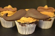 Manly Mo Cupcakes