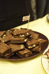 Janis's Snowflecked Brownies