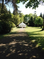 The little conservatory which sometimes has parties going on or craft work shops
