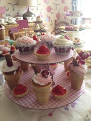 Cupcakes and Strawberry Tarts