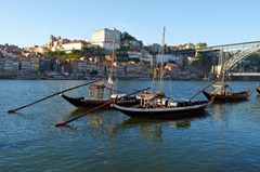 Traditional Boats used to carry the Port barrels