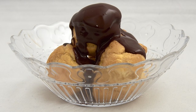 Chocolatey Profiteroles