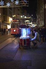 Roasted Chestnut Seller on Istiklal Street