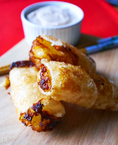 Pineapple & Coconut Spring Rolls