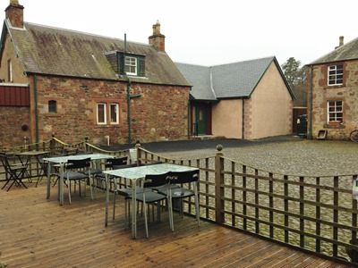Tea Room Decking and Courtyard